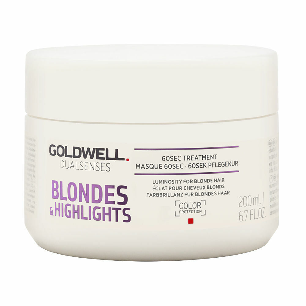 Goldwell - Regenerating Mask neutralizing yellow hair tones Dualsenses Blonde s & Highlights (60 Sec Treatment) - 200ml - Feel You