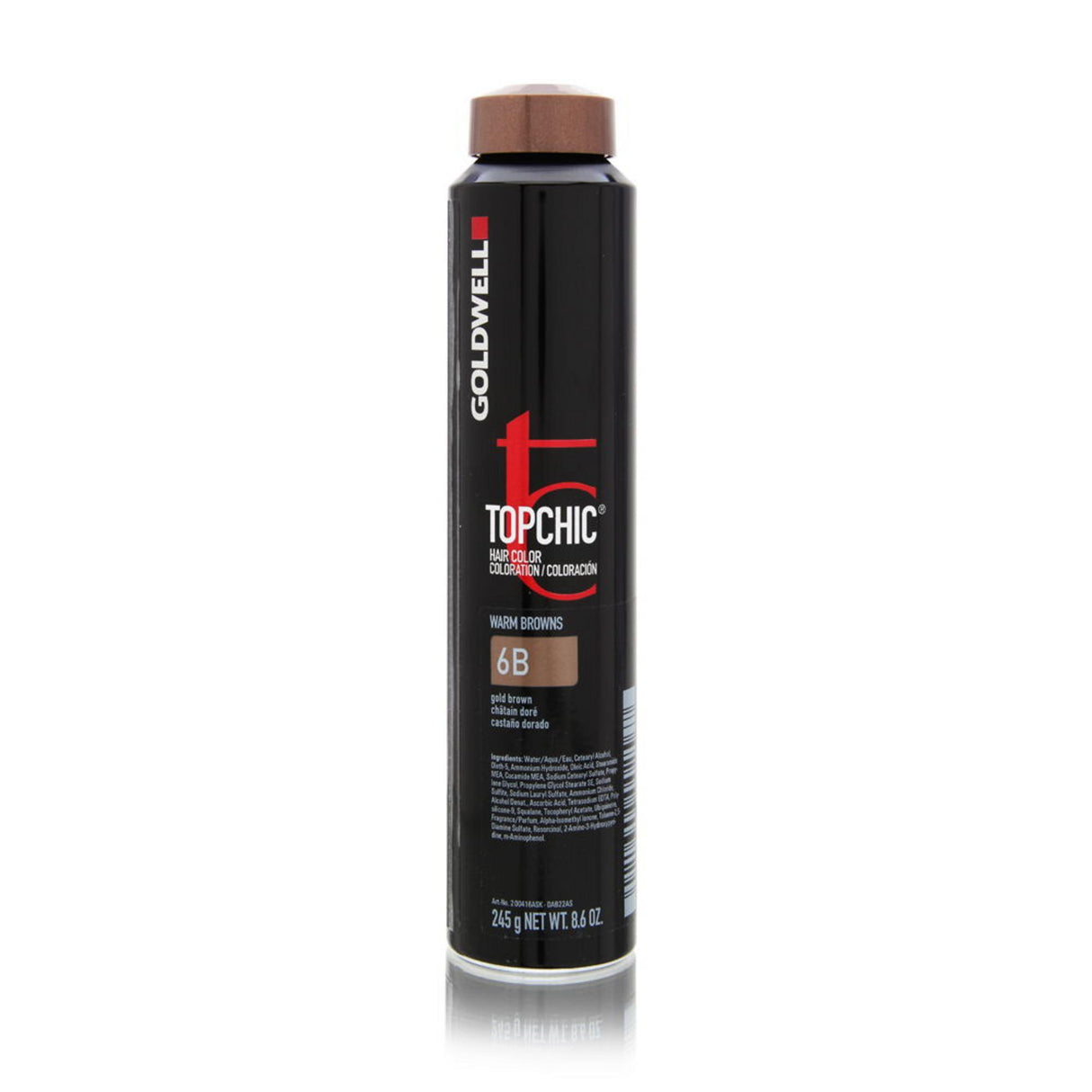 Goldwell, TopChic, Permanent Hair Dye, 6B Gold Brown, 250 ml - Feel You