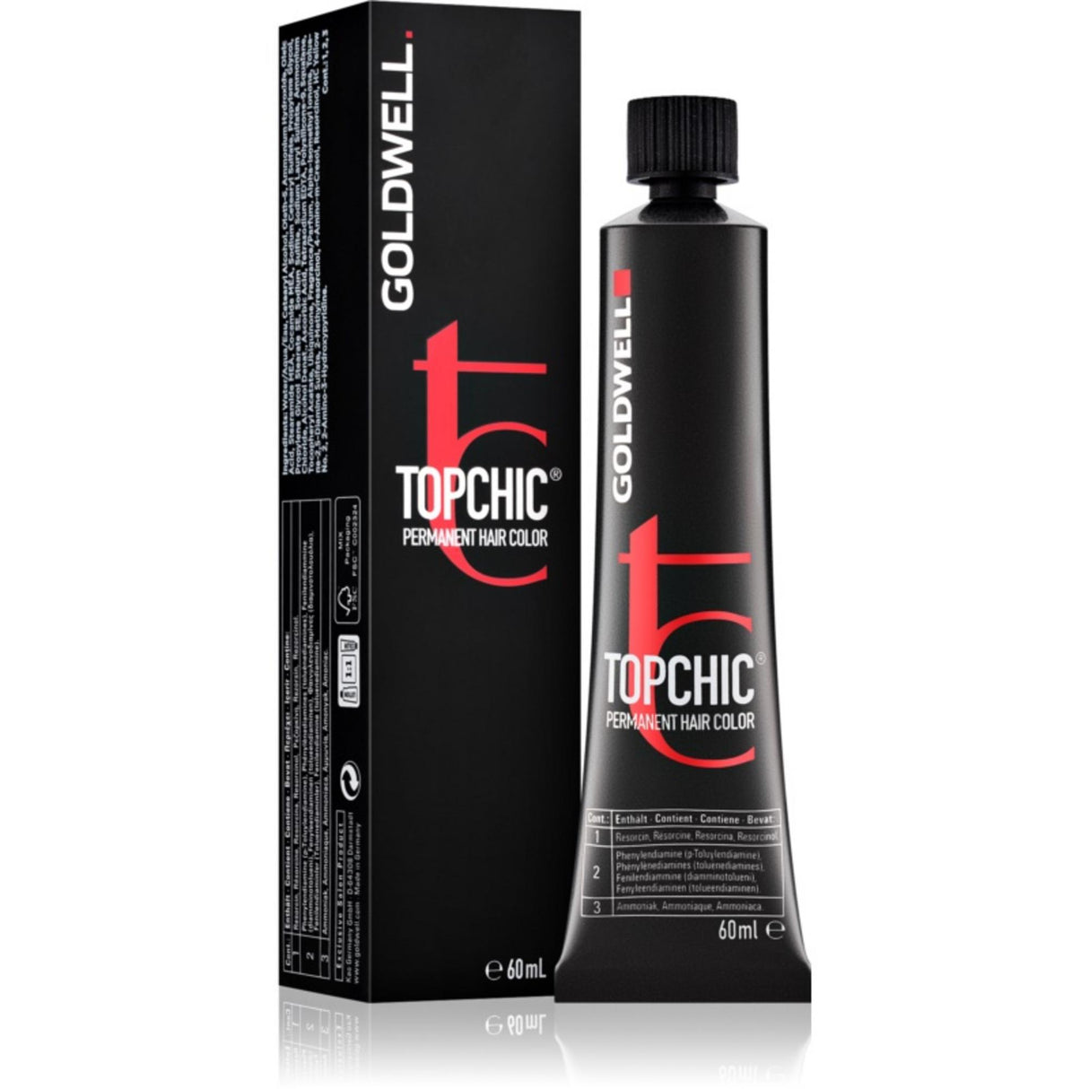 Goldwell, TopChic, Permanent Hair Dye, 6RV MAX Stunning Purple, 60 ml - Feel You