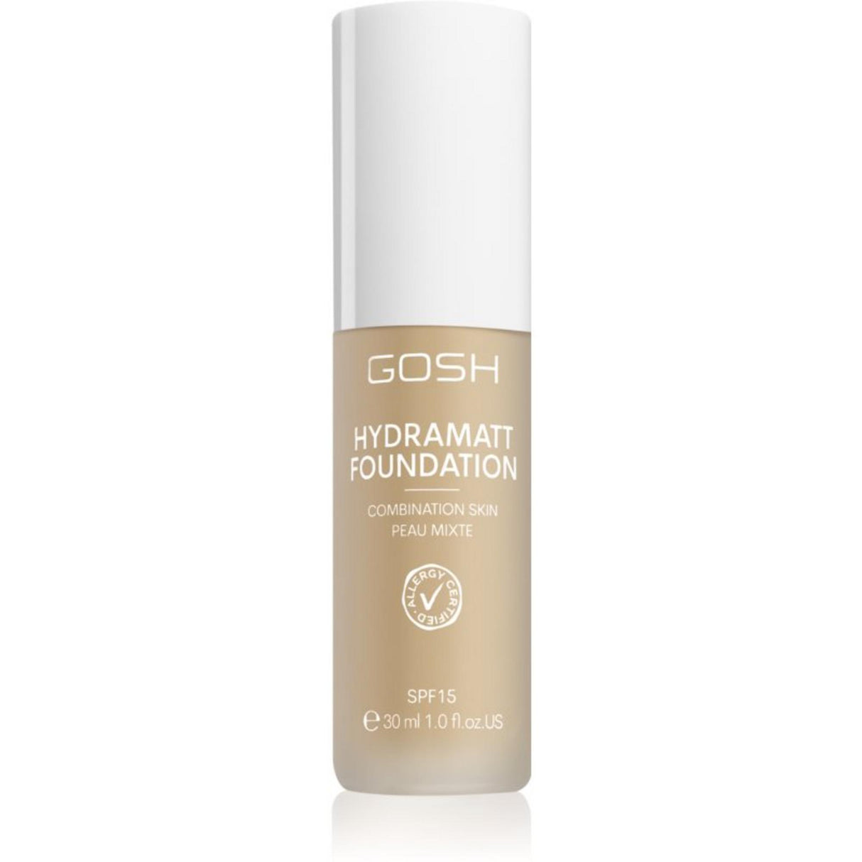 Gosh, Hydramatt, Matte, Liquid Foundation, 004N, Light Neutral, SPF 15, 30 ml - Feel You