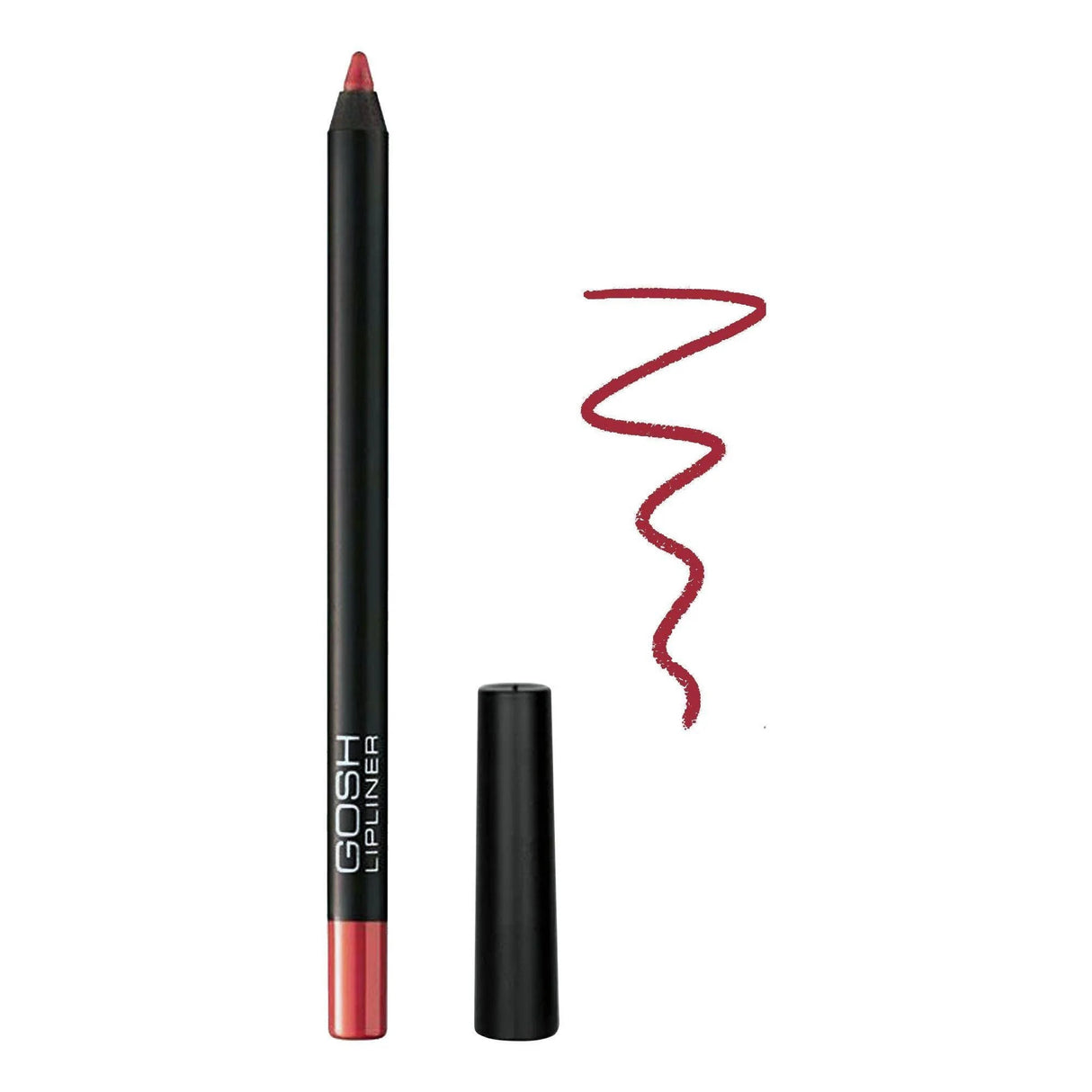 Gosh, Velvet Touch, Waterproof, Lip Liner, 004, Simply Red, 1.2 g *Tester - Feel You