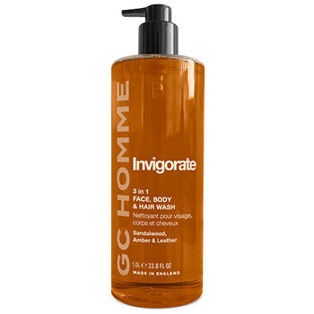 Grace Cole - Homme Invigorate Body Wash ( Santal, Jantar & Kůže ) - Posilující mycí gel 3v1 - 1000ml - Feel You