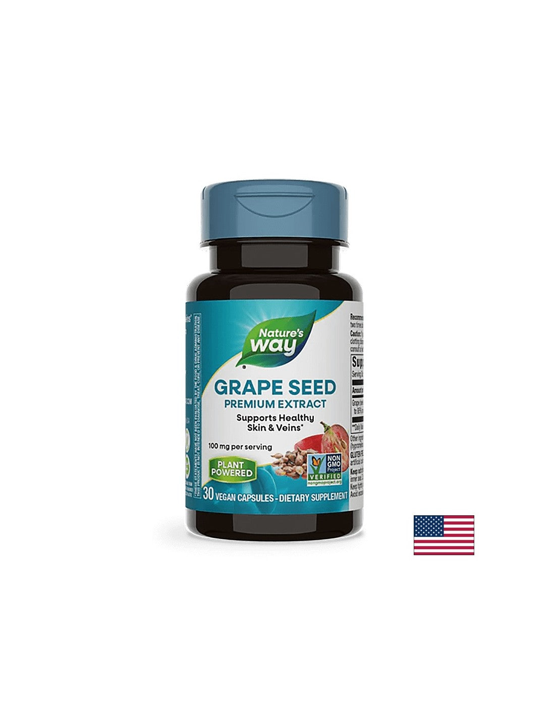 Grape Seed with Vitamin C/ Гроздово семе с Витамин С х 30 капсули Nature’s Way - Feel You