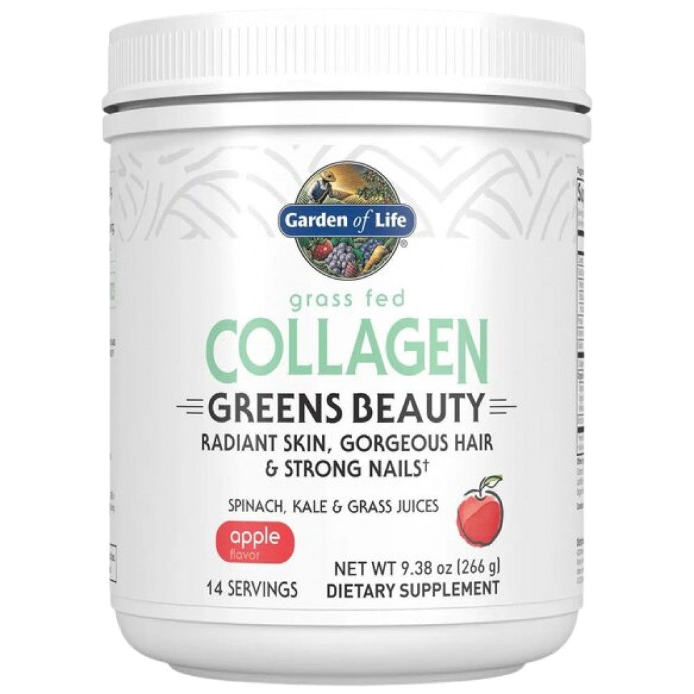 Grass Fed Collagen Greens Beauty - 266 грама - Feel You