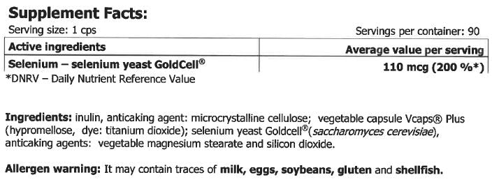 GreenDay ProVEGAN Selenium Natural / 90 Vcaps - Feel You