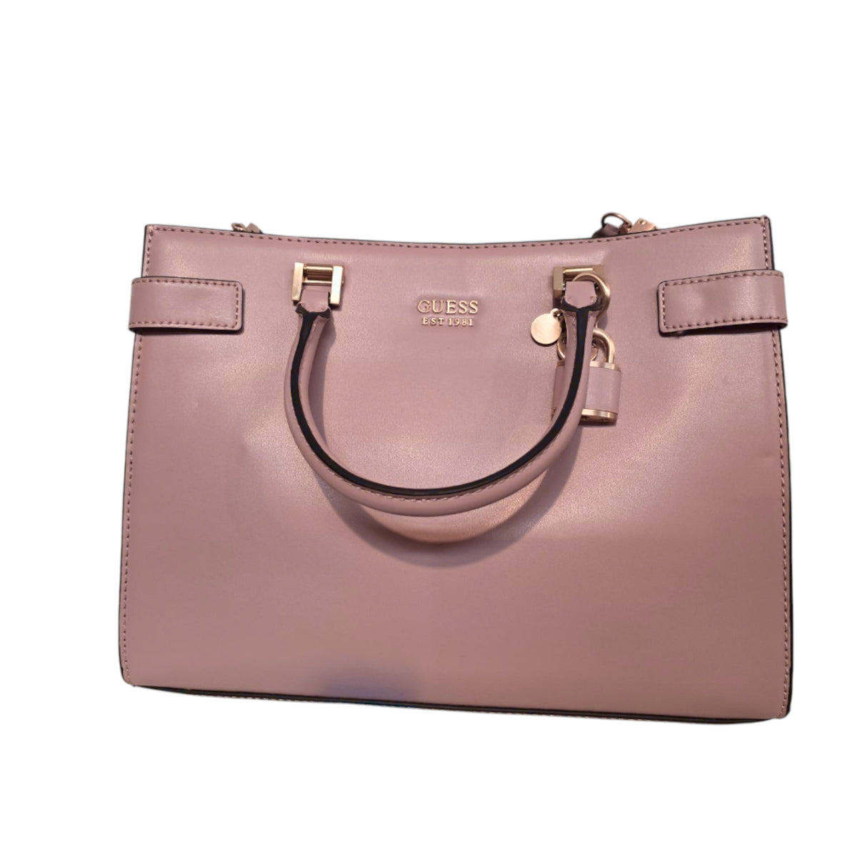 Guess, Atene, Synthetic Leather, Textile Bag, Biscuit, HWVS8419060WML, For Women, 20 x 25 x 5 cm - Feel You