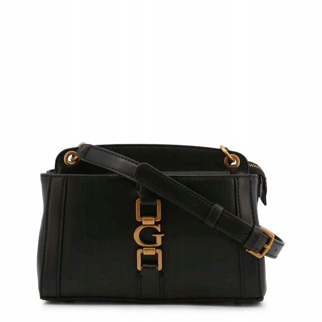 Guess, Brianna, Synthetic Leather, Textile Crossbody Bag, Black, HWVB8489140BLA, For Women - Feel You