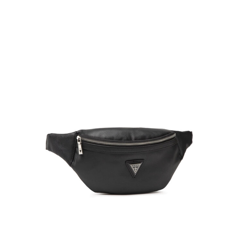 Guess, Certosa, Synthetic Leather, Textile Fanny Pack, hmcrts p1330, Black, 28 x 14 x 8 cm, For Men - Feel You