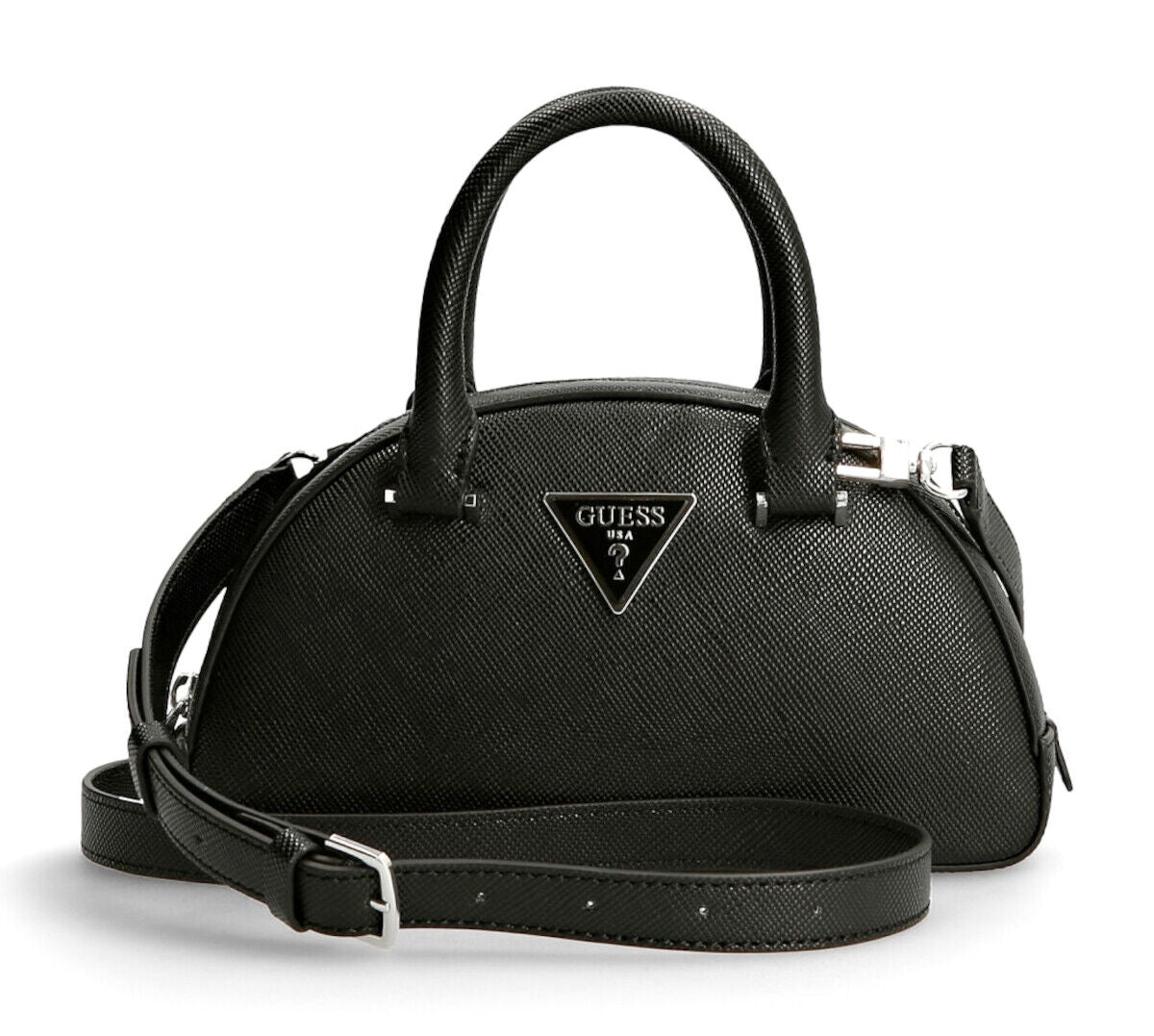 Guess, Cordelia, Polyurethane, Textile Bag, Black, For Women, Mini - Feel You