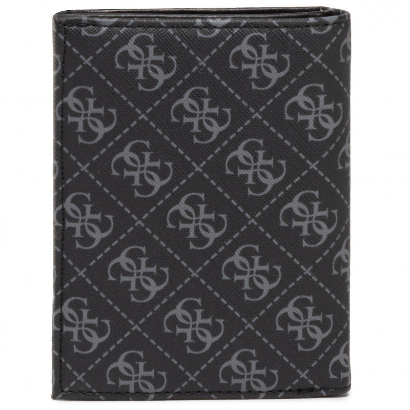 Guess, Dan, Textile Wallet, Small, Black, For Men - Feel You