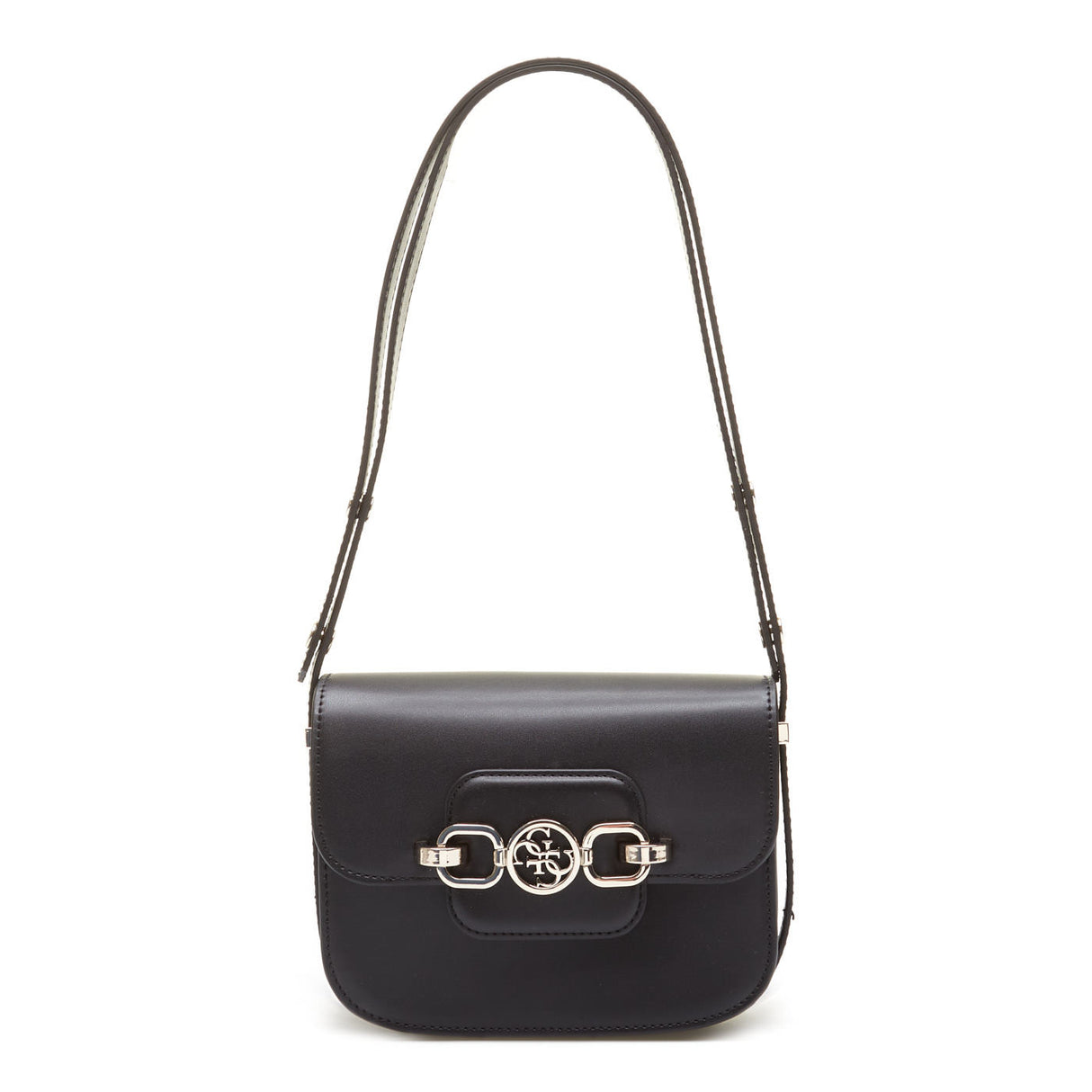 Guess, Hensely, Textile Bag, Convertible Xbody Flap, Black, For Women - Feel You