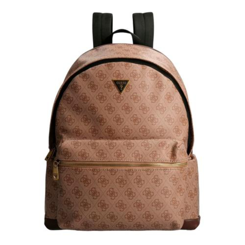 Guess, Vezzola, Synthetic Leather, Textile Backpack, Beige, HMVZLAP2275, For Men, 21/33 x 42.5 x 14 cm - Feel You