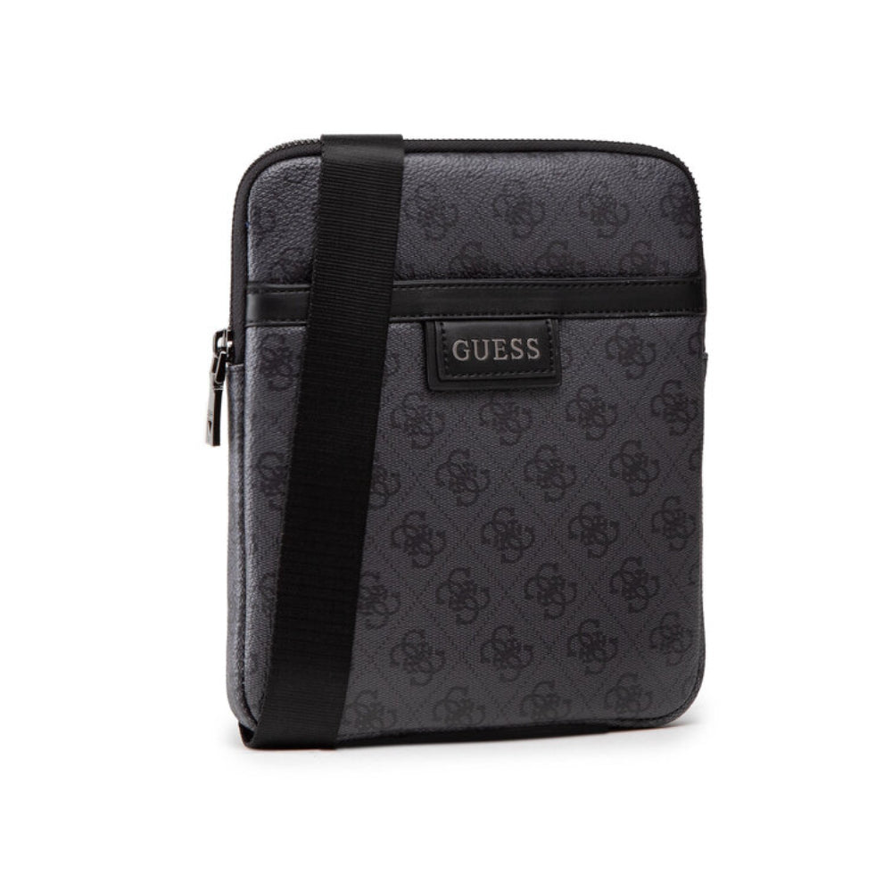 Guess, Vezzola, Textile Crossbody Bag, Black, 19 x 24 x 2cm, For Women - Feel You