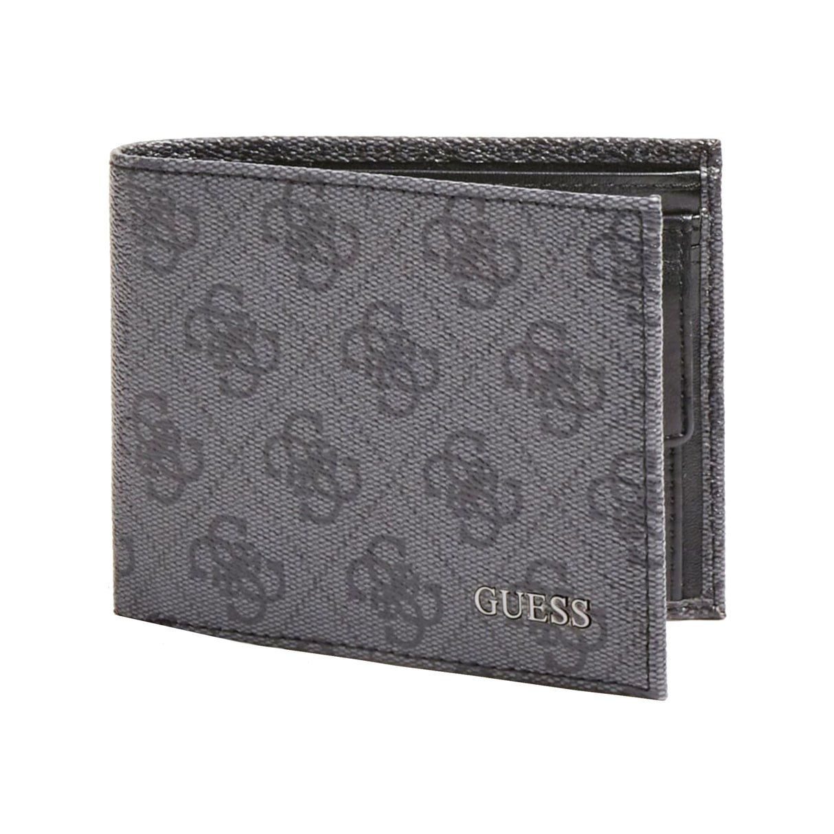 Guess, Vezzola, Textile Wallet, Small Billfold, SMVEZZPOL22, Black, For Men - Feel You