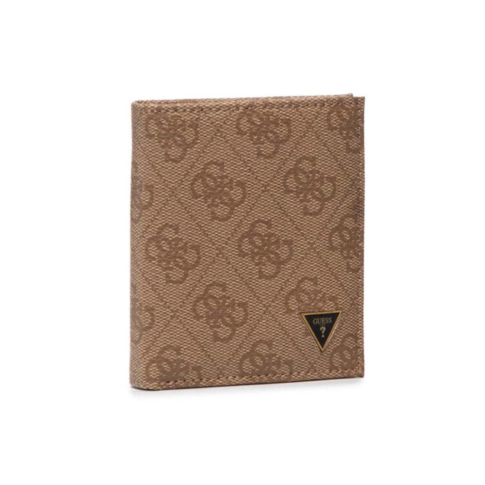 Guess, Vezzola, Textile Wallet, Small Billfold, SMVZLALEA22, Brown, For Men - Feel You