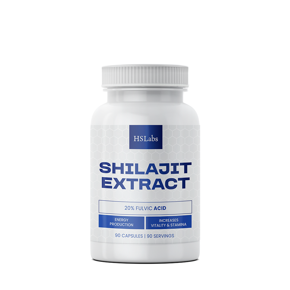 HS LABS - SHILAJIT EXTRACT 500 mg (20 % fulvic acid) - 90 capsules - Feel You