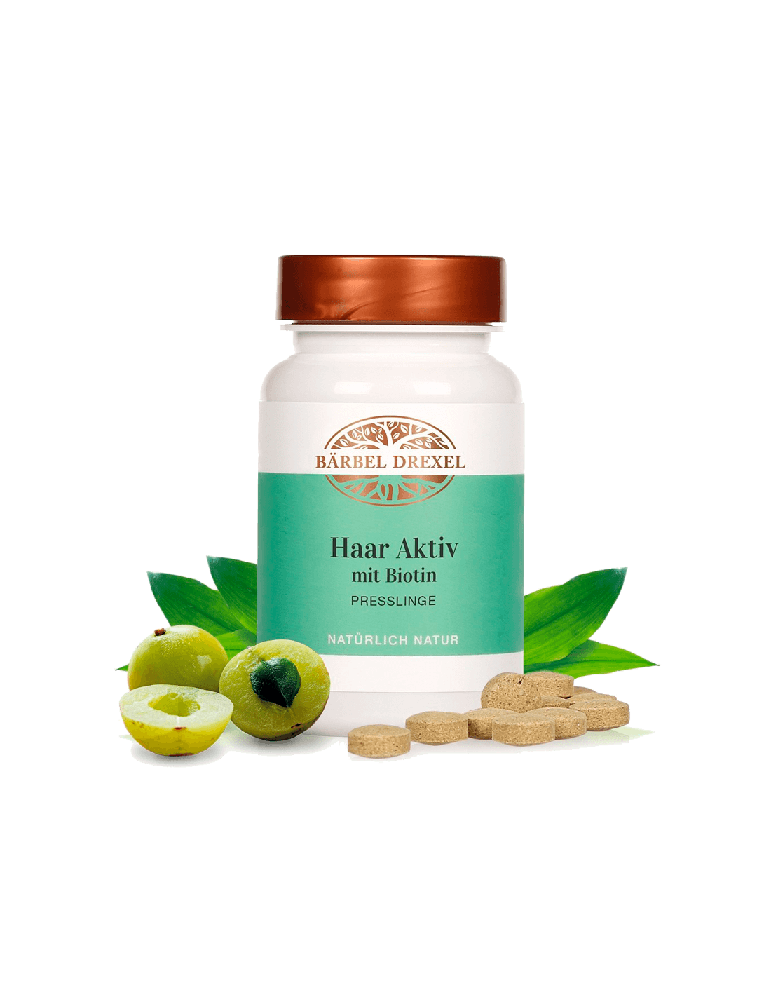 Haar Aktiv mit Biotin / Формула за здрава коса с биотин от киноа, 125 таблетки Bärbel Drexel - Feel You