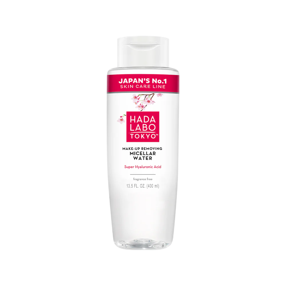 Hada Labo Tokyo, Hada Labo, Hyaluronic Acid, Makeup Removing, Micellar Water, For All Skin Types, 400 ml - Feel You