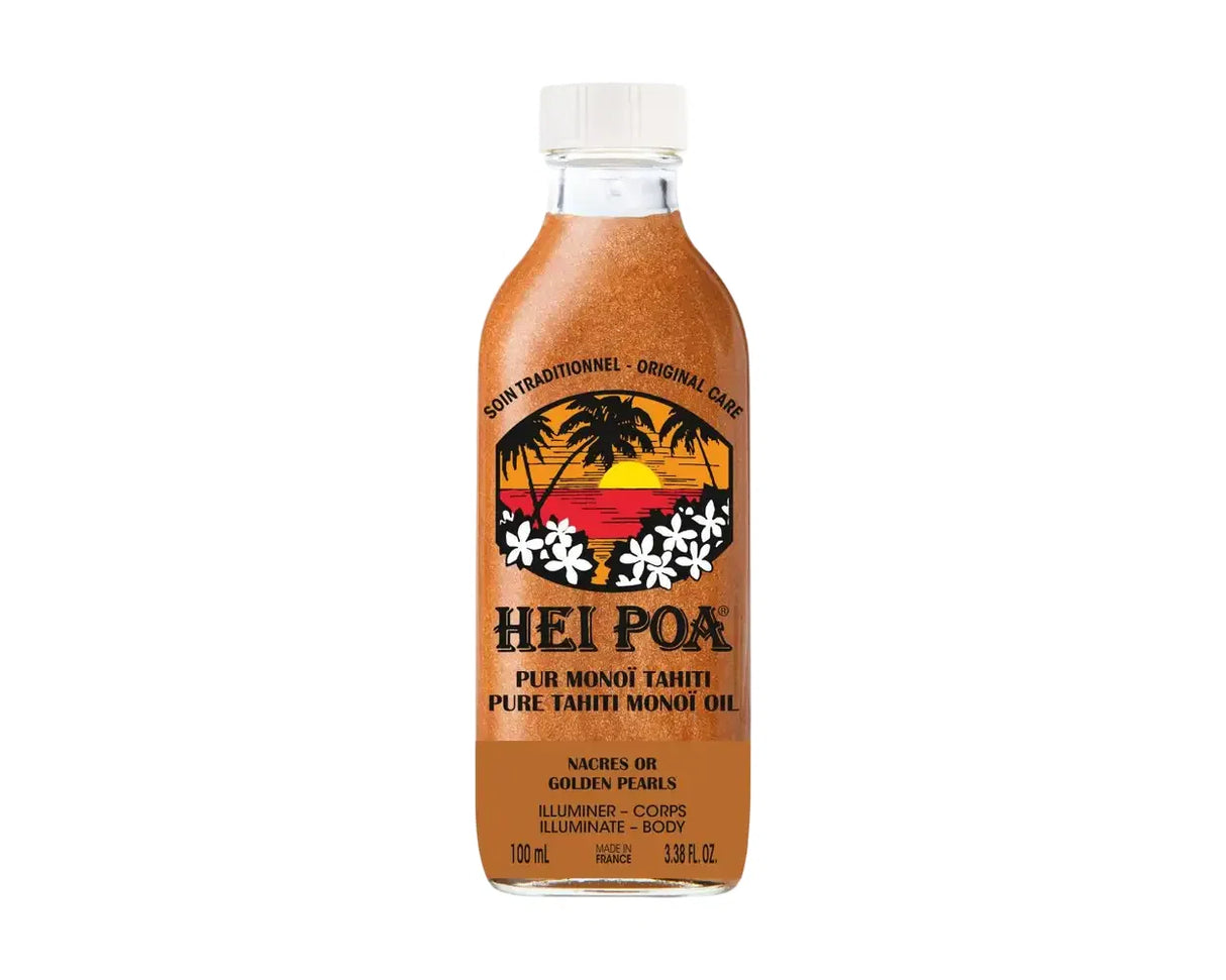 Hei Poa, Pure Thaiti Manoi, Nacres Or, Illuminating, Coconut, Body Oil, 100 ml - Feel You