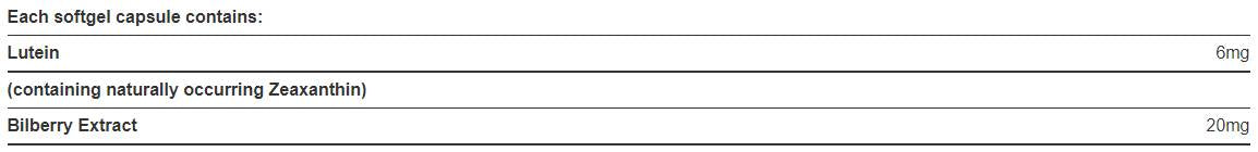 Herbal Eyevites / Eye Formula - 60 капсули - Feel You