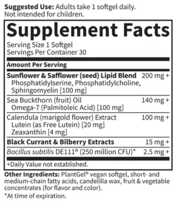 Herbals Eye Health | with Marigold & Black Currant - 30 Гел капсули - Feel You