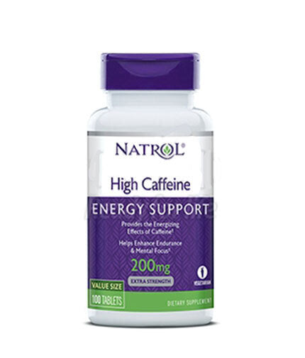 High Caffeine 200 mg. 100 Tabs. - Feel You