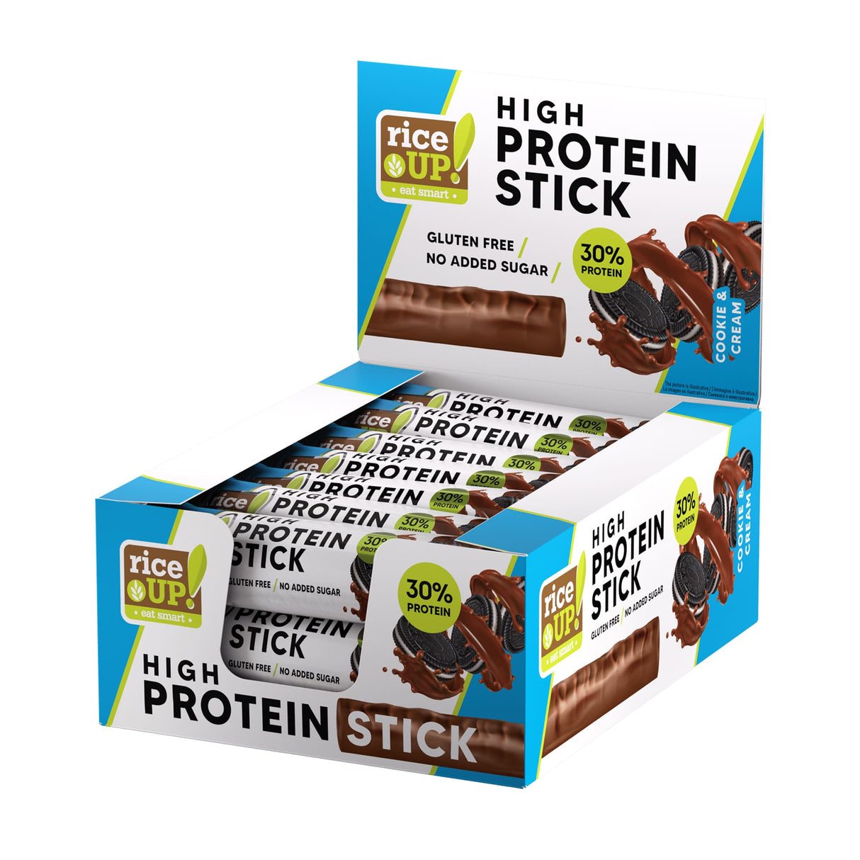 High Protein Stick Bar & No Added Sugar - 15 x 40g - Feel You