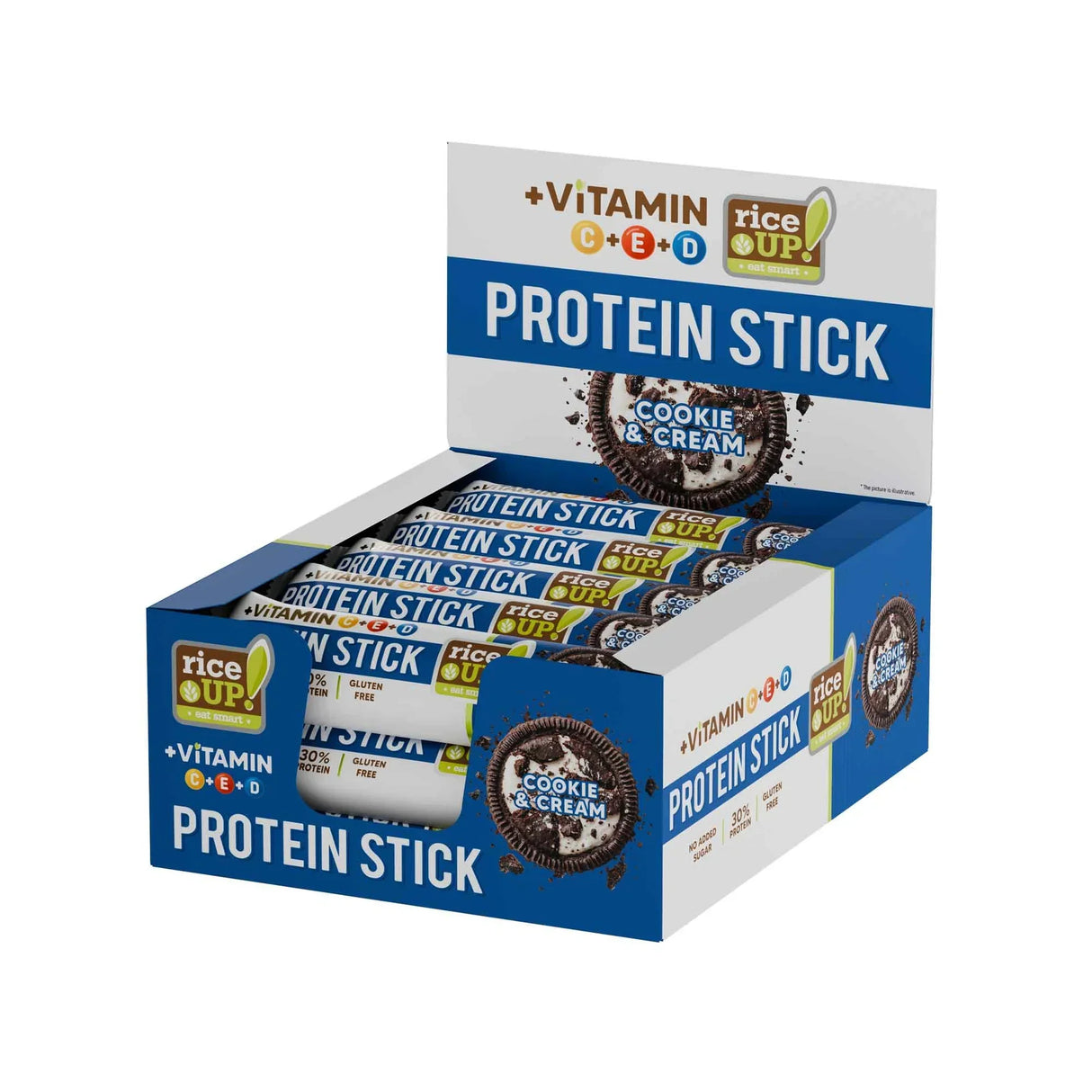 High Protein Vitamin Stick Bar & No Added Sugar - 15 x 40g - Feel You