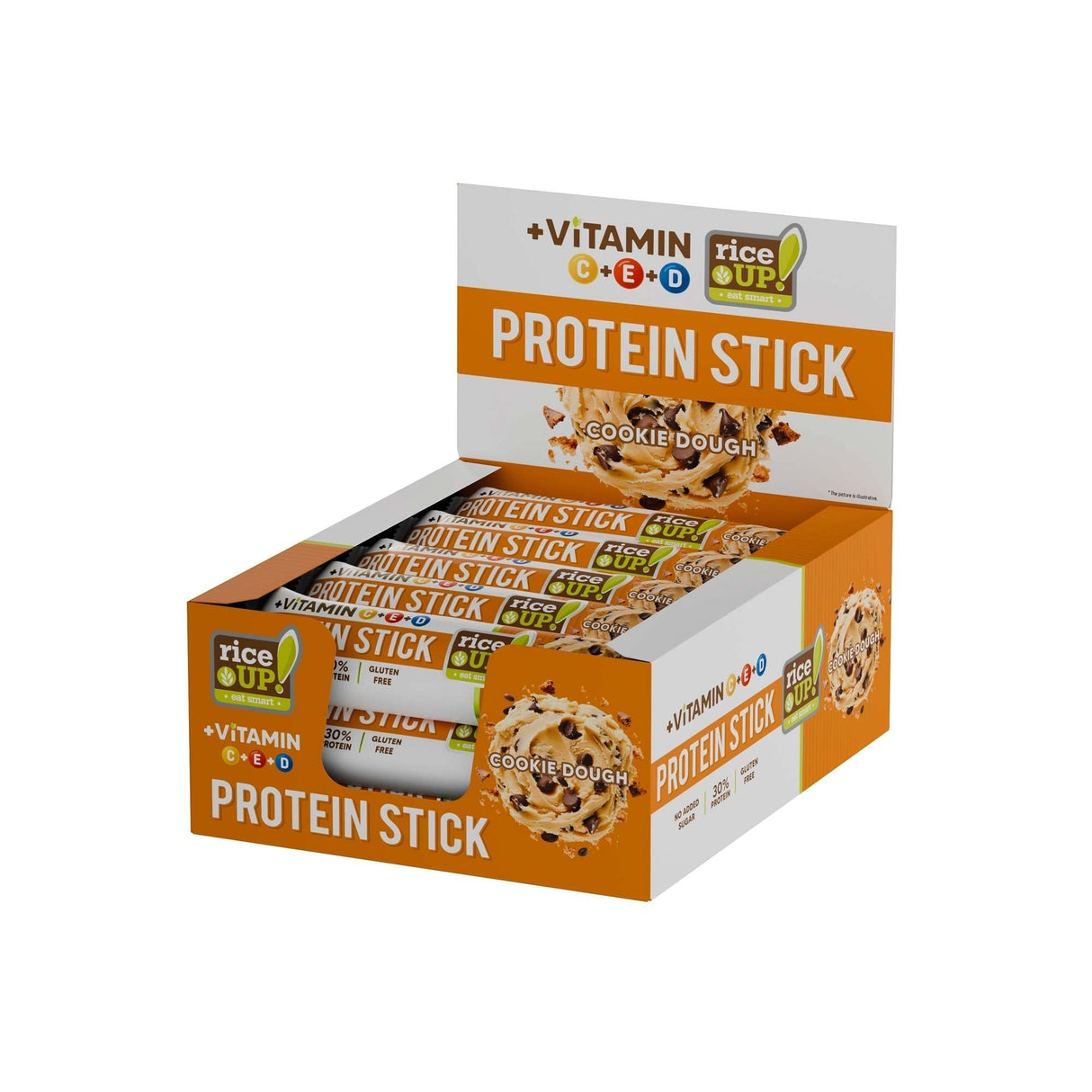 High Protein Vitamin Stick Bar & No Added Sugar - 15 x 40g - Feel You