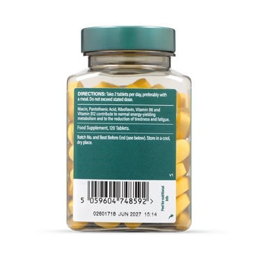 High Strength | Complete Vit B Complex - 120 Таблетки - Feel You