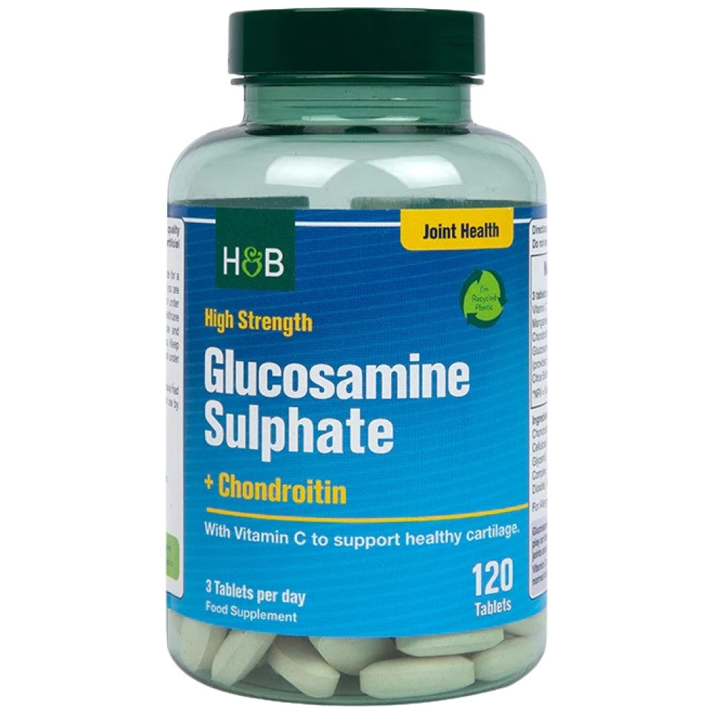 High Strength Glucosamine Sulphate + Chondroitin - 120 Таблетки - Feel You