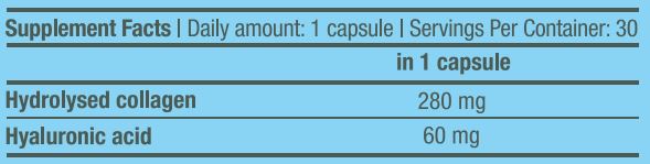 Hyaluronic & Collagen 30 Caps. - Feel You