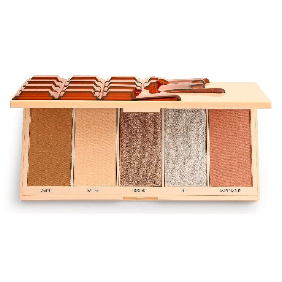 I Heart Revolution, Chocolate, Highlighting, Face Palette, Waffle, 5 Shades, 18 g - Feel You