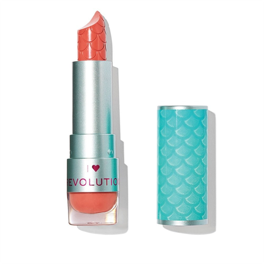 I Heart Revolution, Mystical Mermaids, Vegan, Cream Lipstick, Beach Babe, 3.2 g - Feel You