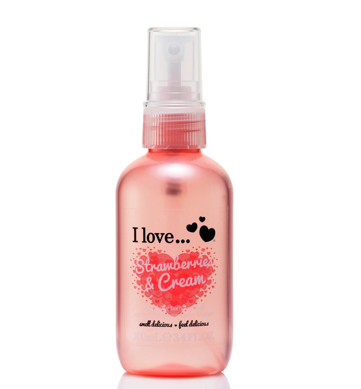 I Love, Strawberries & Cream, Scented Spray, For Women, 100 ml - Feel You