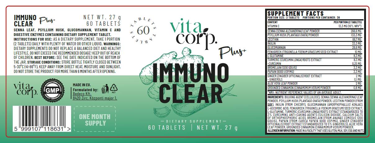 Immuno Clear Plus+ - 60 Таблетки - Feel You