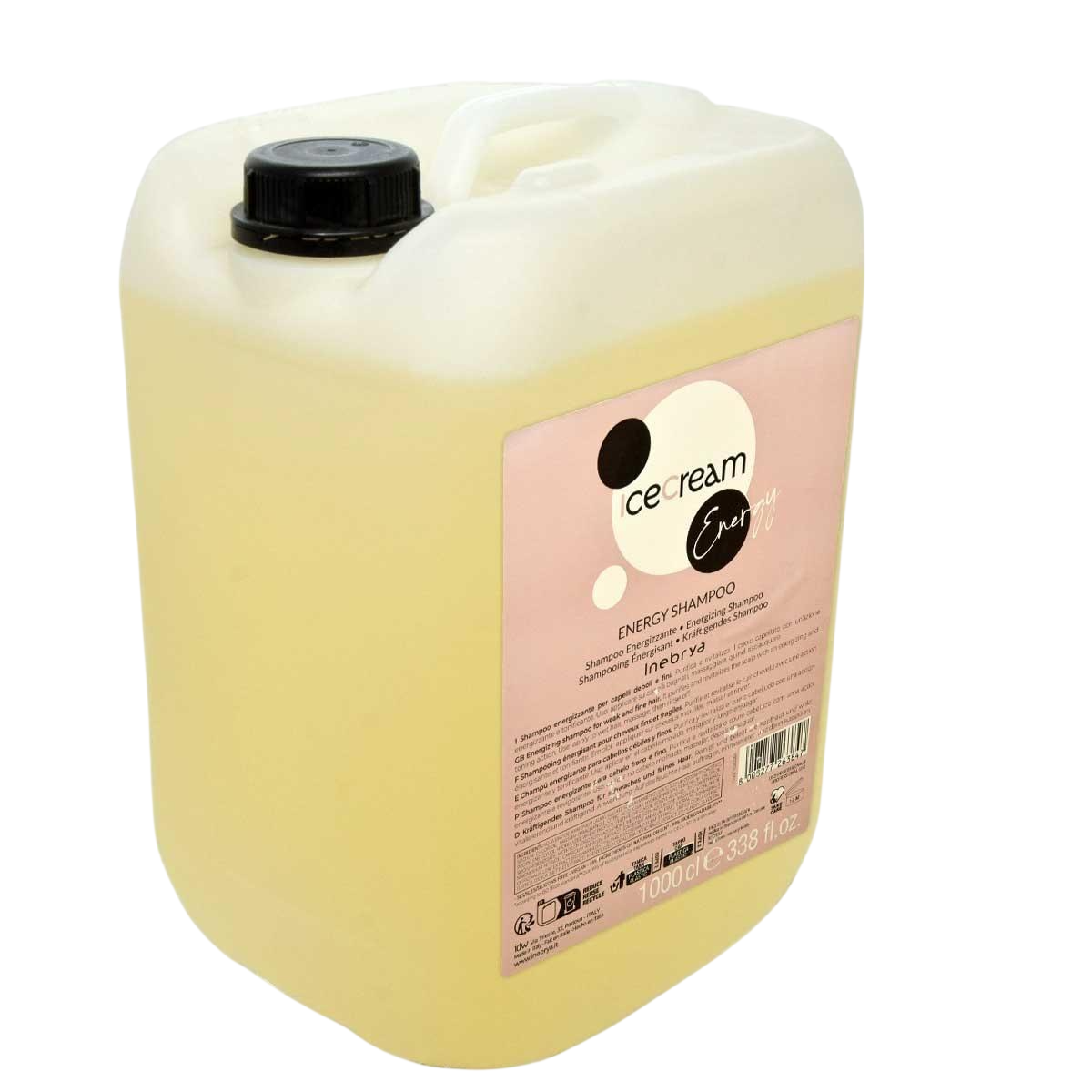 Inebrya, Ice Cream Energy, Hair Shampoo, Anti-Hair Loss, Refill, 10000 ml - Feel You