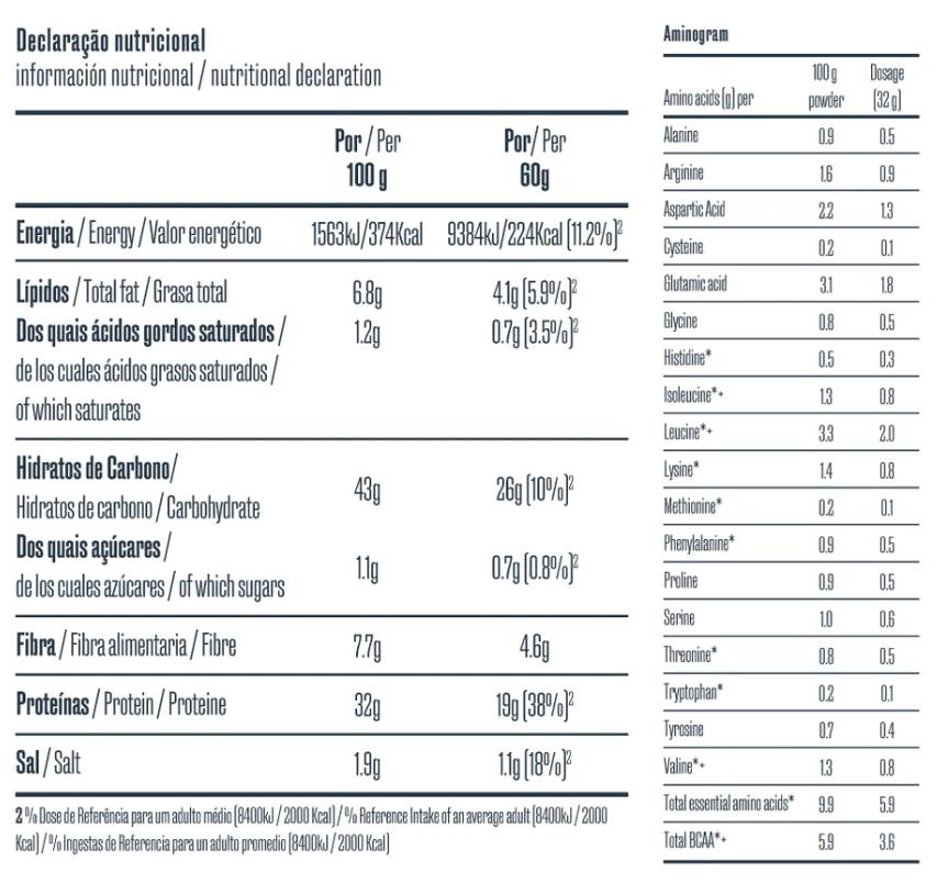 Instant Flaked Oats with Plant Protein 300 грама - Feel You