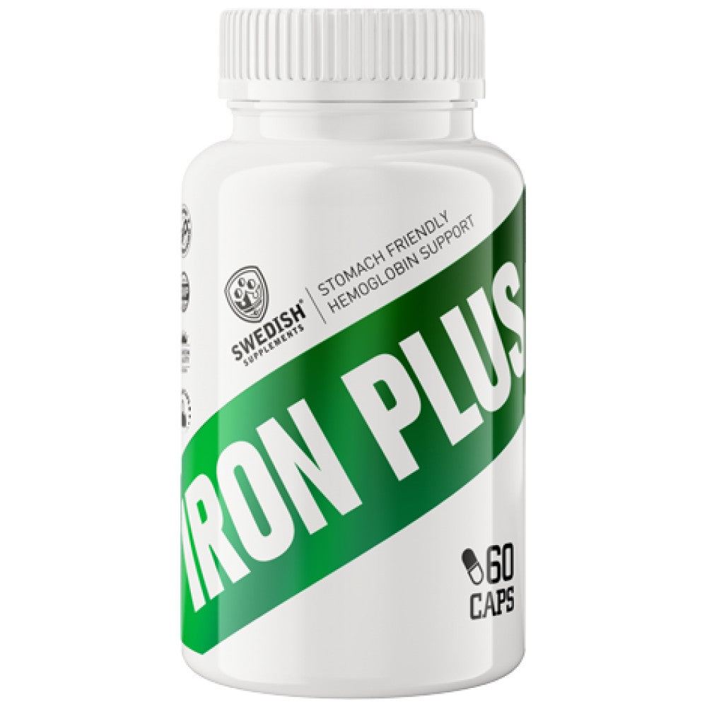 Iron Plus / with Vit C & Folic Acid / - 60 капсули - Feel You