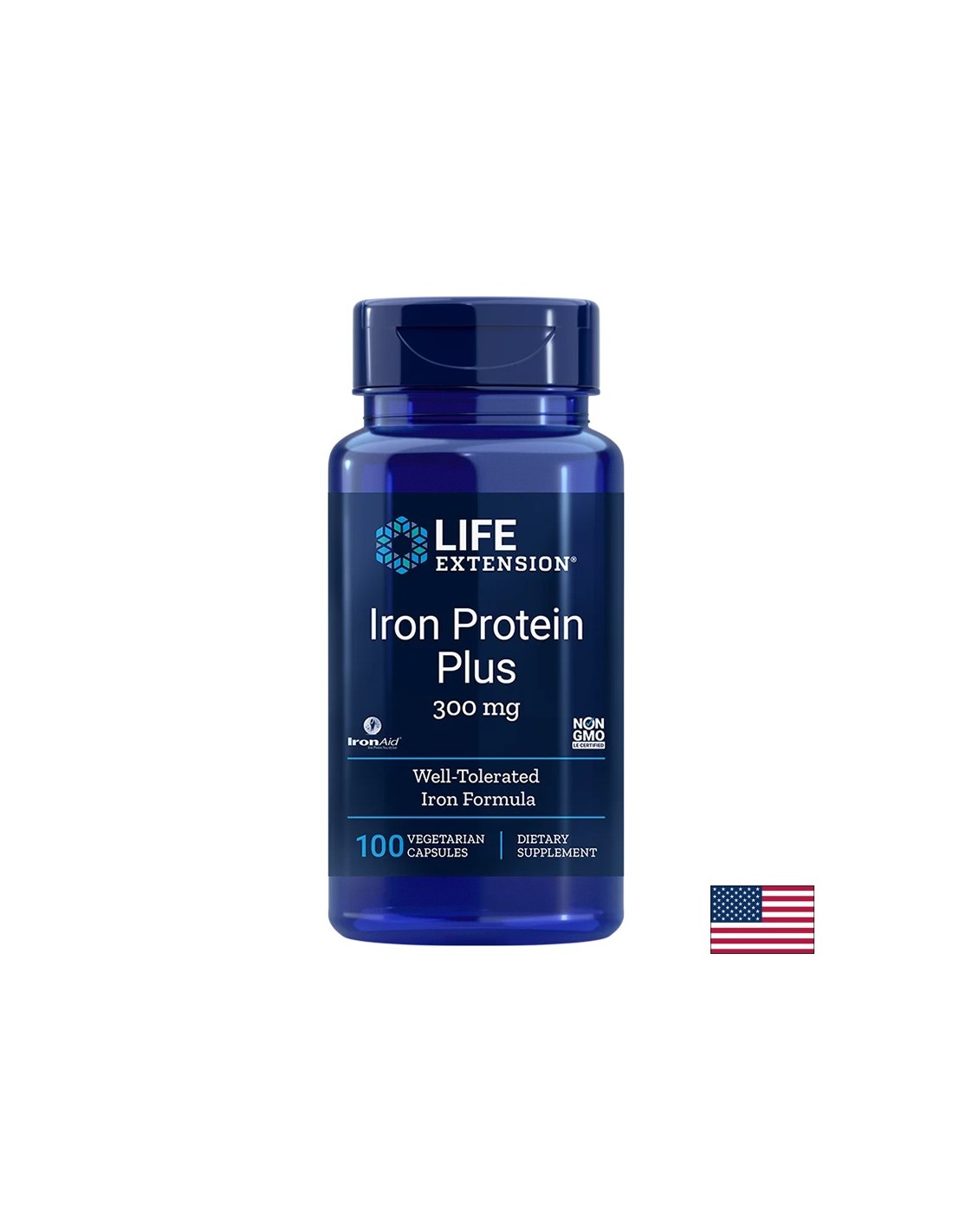 Желязодефицитна анемия - Iron Protein Plus, 300 mg x 100 V капсули - Feel You