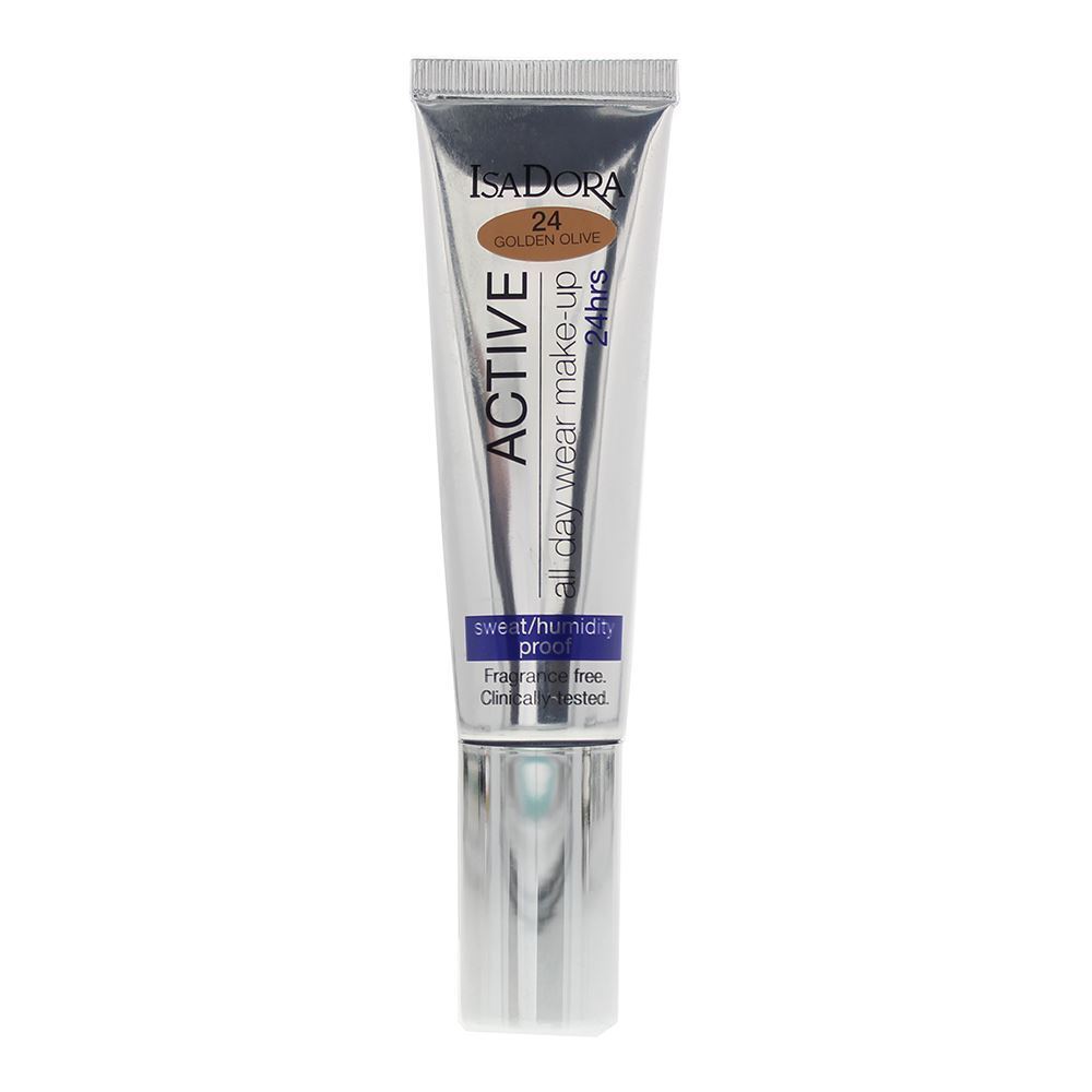 IsaDora, 24 Hrs Active, Natural, Liquid Foundation, 24, Golden Olive, 35 ml - Feel You