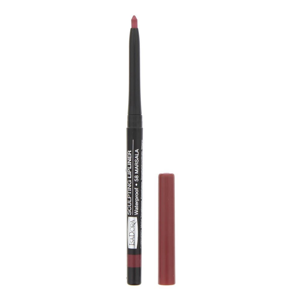 IsaDora, Sculpting, Waterproof, Retractable, Lip Liner, 58, Marsala, 0.3 g - Feel You