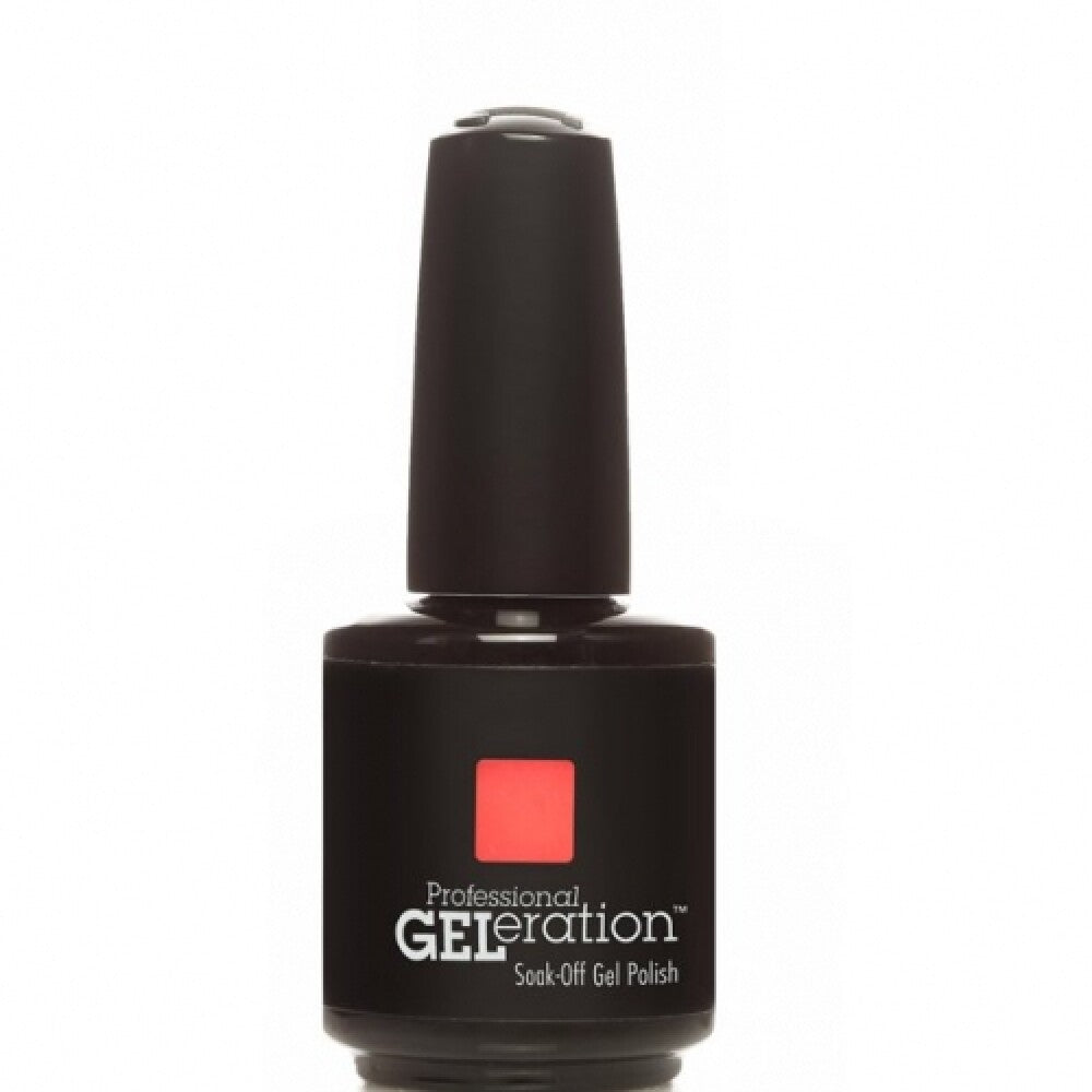 Jessica, GELeration Colours, Semi-Permanent Nail Polish, GEL-947, Bindi Red, 15 ml - Feel You