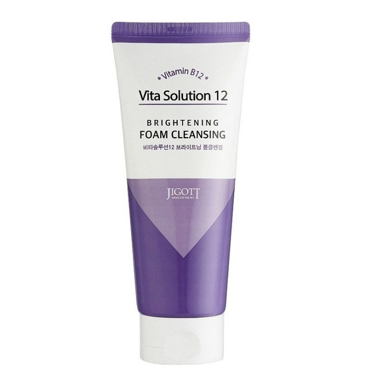 Jigott - Vita Solution 12 Brightening Foam Cleansing, 180ml - Feel You