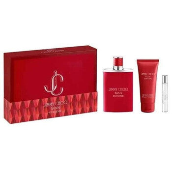 Jimmy Choo - Jimmy Choo Man Extreme Gift Set EDP 100 ml, shower gel 100 ml and miniature EDP 7.5 ml - 100ml - Feel You