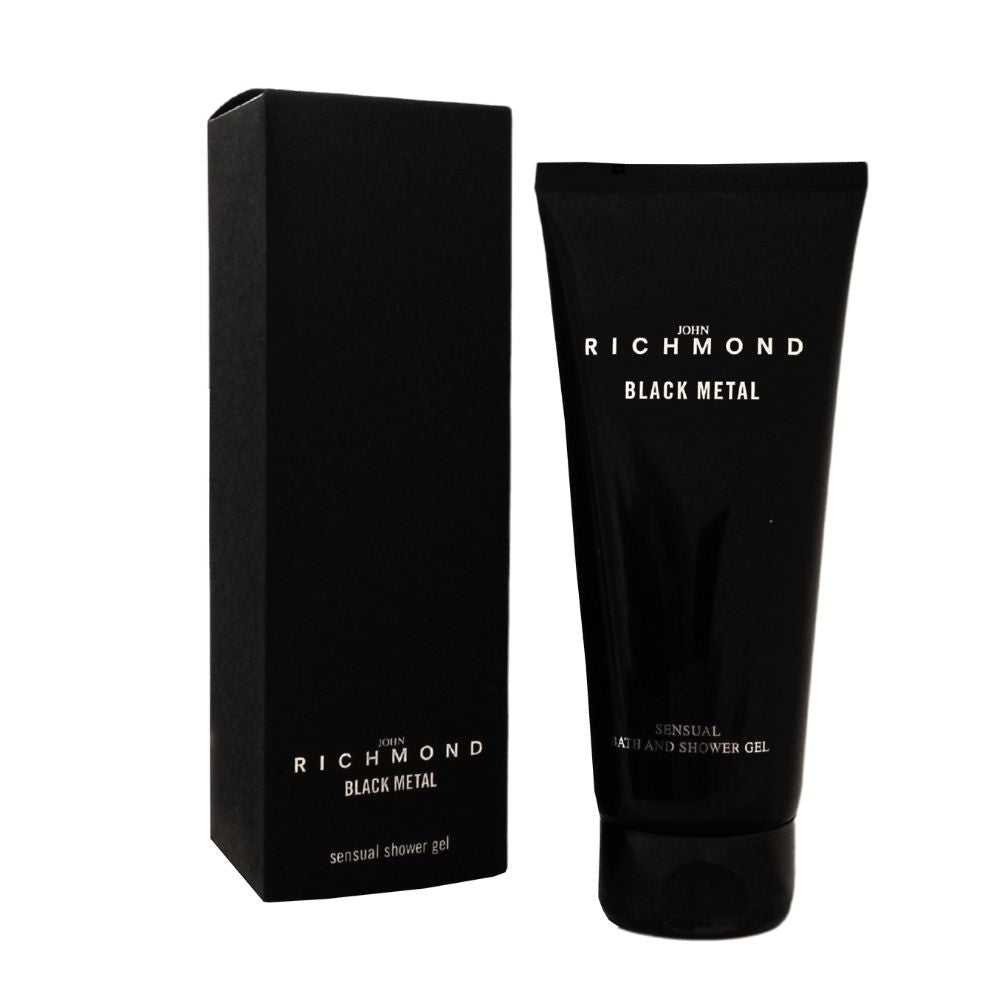 John Richmond, Black Metal, Natural, Cleansing, Shower Gel, 200 ml - Feel You
