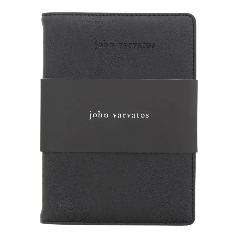 John Varvatos, Notebook, GWP Notebook, Black - Feel You