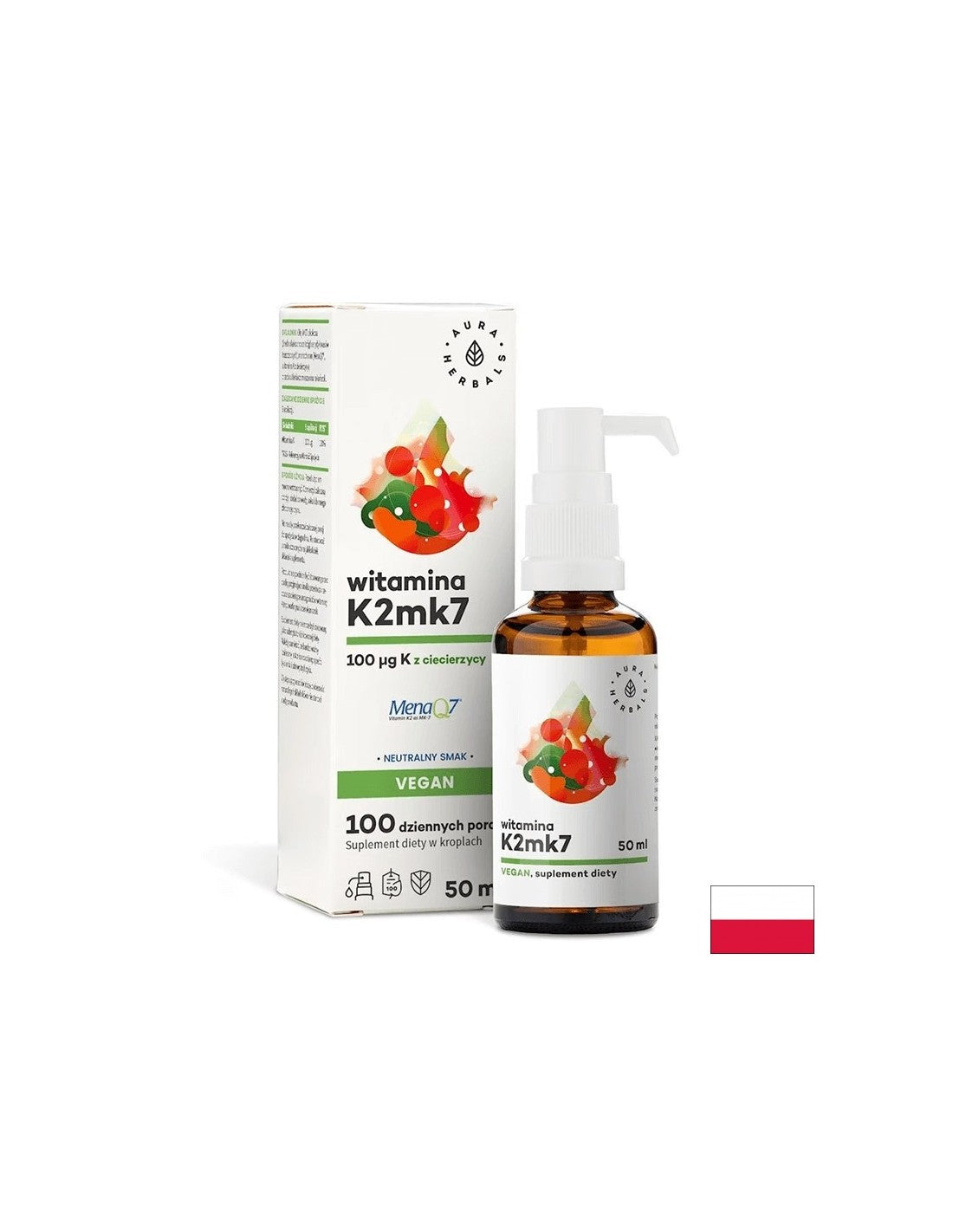 Кости и стави - Витамин K2 (веган формула), 50 ml капки - Feel You
