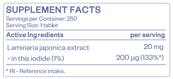 KELP - 250 tablets - Feel You