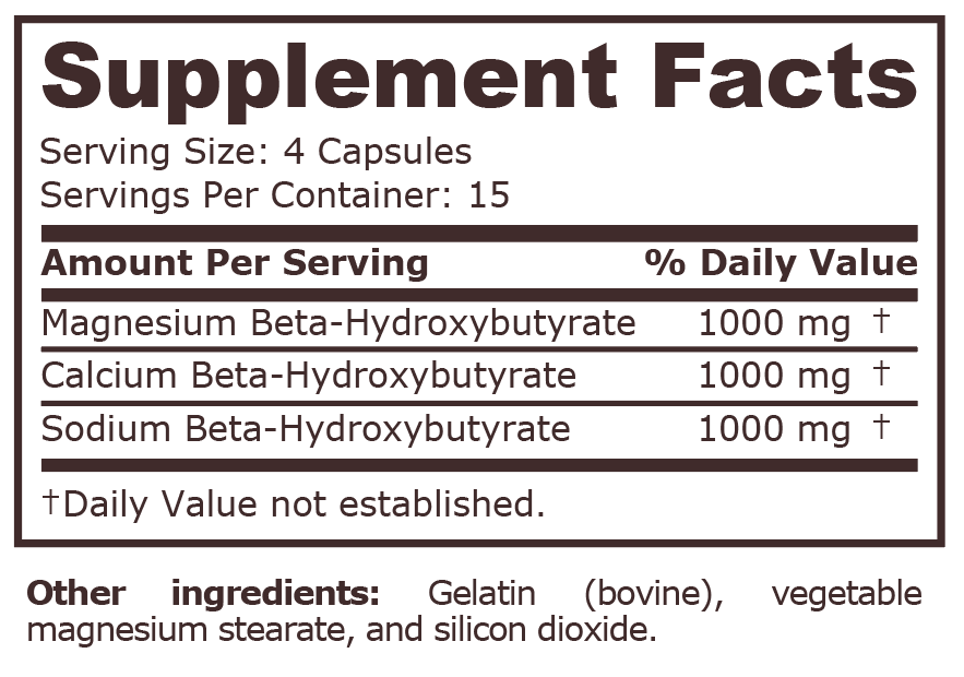 KETO COMPLEX - 60 Capsules - Feel You